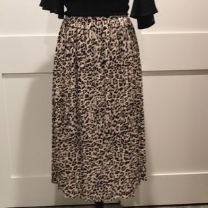 HM Leopard Print Skirt